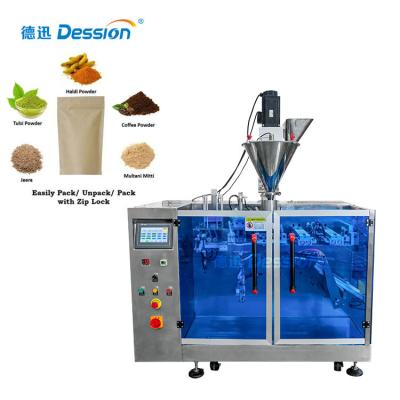 China Simple Operation Easy Maintenance Stand Up Powder Packaging Machine Doypack Powder Packing Machine With Auto Feeder for sale