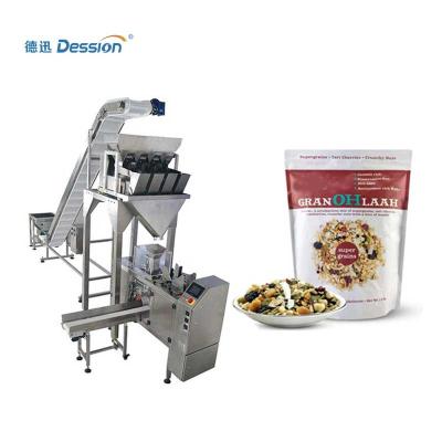 China Premade Automatic Bag Dession Granola CLOTHING Muesli Packing Machine Price Ziplock for sale