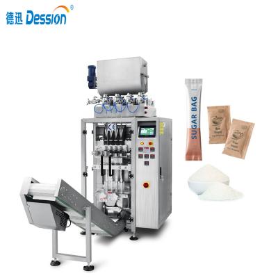 China Automatic Food Measuring Cup Weighing 1g 2g 5g 8g 10g Sugar Stick Sachet Packing Machine Supplier for sale