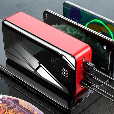 China CELL PHONE OEM Logo 50000mAh Powerbank Larger Capacity Power Bank 50000mAh Portable Banks Super Capacity Charger With Dual LED Lights for sale