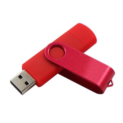 China ABS+Metal Usb Flash Stick Reader OTG Usb Drive For Android Phone And PC OTG Usb Smart Swivel Flash Stick Memory For Gifts for sale