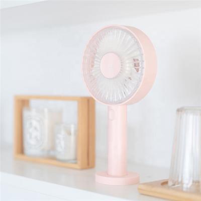 China 2021 Hotel Mini Personal Fan Portable Handy Small Desktop Cooling Handheld Fan With USB Rechargeable Battery for sale