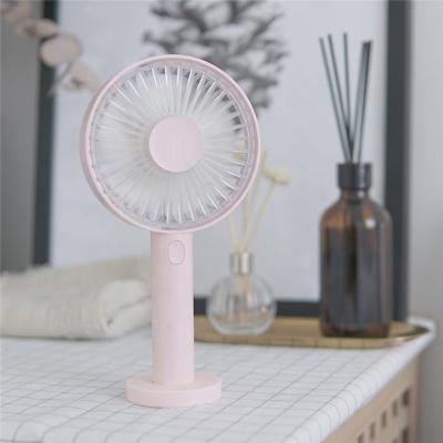 China 2021 Hotel Mini Personal Fan Portable Handy Small Desktop Cooling Handheld Fan With USB Rechargeable Battery for sale