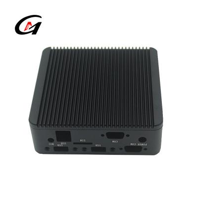 China Aluminum Mini Itx Desk G39 Desktop Computer PC Case Aluminum Electronic Enclosure For PCB Slot for sale