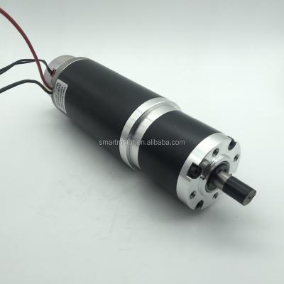 China 63mm Low RPM High Torque Drip Proof Electric DC Planetary Gear Motor With Power Off Brake And Optical Encoder for sale