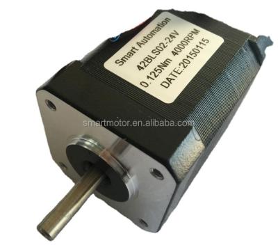 China 42BLS02 42x42mm Brushless DC Motor Drip Proof Hall Embedded 24v Rated 4000rpm 0.125Nm 52w for sale