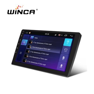 China Playback WINCA universal car dvd video navigation 9 inch pad design android 10 android multimedia for different cars for sale