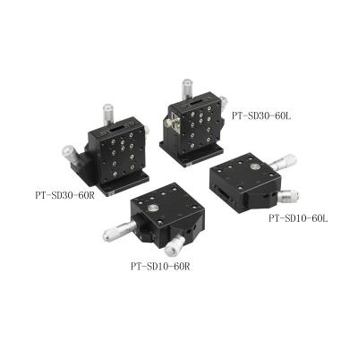 China PT-SD10-60L/R Axis Manual X/Y Linear Stage Optical Manual Linear Stage PT-SD30-60L Vice for sale