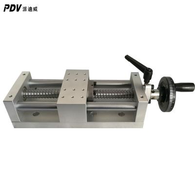 China PT-LX100 Manual Translation Station Manual Stage 130/230/330mm Linear Slide Table for sale