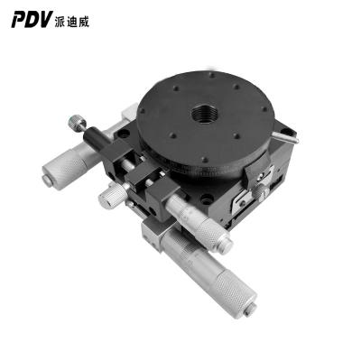 China Aluminum Alloy R60 Factory Price Precision Combination Station XYR Axis Manual Multi-Axis Stage for sale