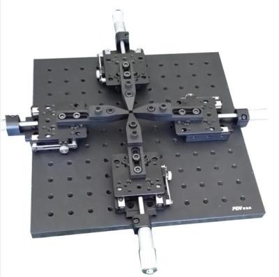 China PT-DZ80 manual lifting platform lifting platform with the differential head on the Z axis of the upper and lower lifting platform PT-DZ80 for sale