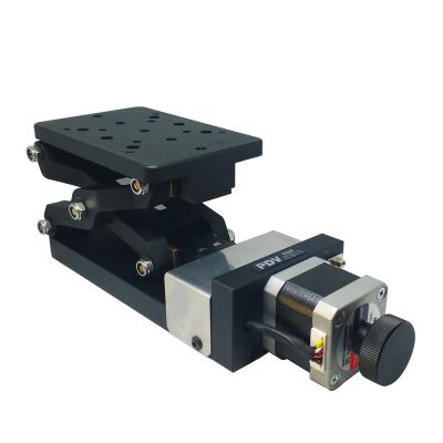 China PT-GD401 Motorized Jack Lab Platforms Aluminum Stage Linear Motion Stage Motor PT-GD401 for sale