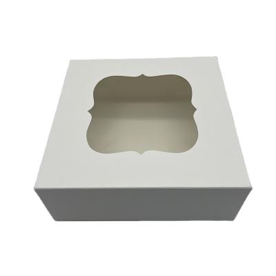 China Cheap Custom Cake Cupcake Box Large Price Recycled Materials Ivory Board Bakery Box Price Recycled Packaging Boxes for sale