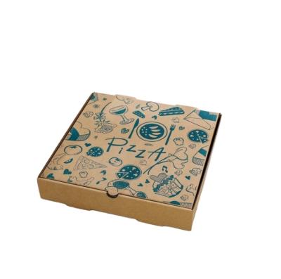 China Professional Recycled Materials China Manufacture Plain Paper Pizza Box Packaging For Pizza for sale