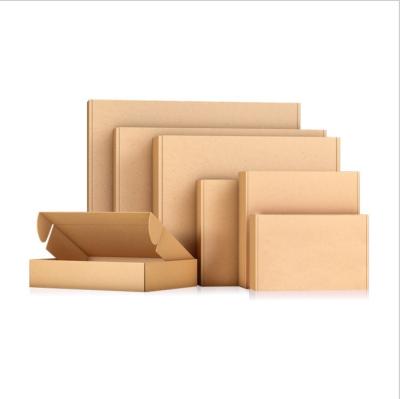 China Recycled Materials Express Simple Assembly Foldable Cardboard Packaging Packaging Boxes For Shipping for sale