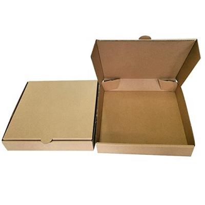 China Recycled Materials Custom Printed Size Pizza Box Food Grade Corrugated Cardboard Cardboard Pizza Box for sale