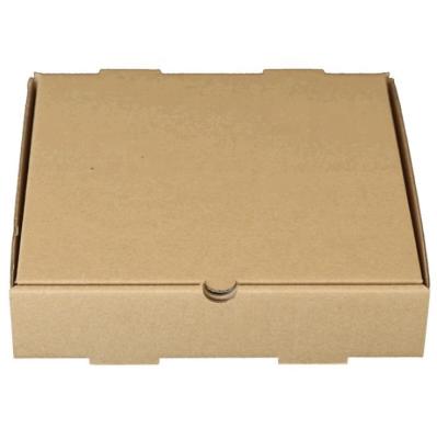 China Recycled Materials Custom Printed Size Pizza Box Food Grade Corrugated Cardboard Cardboard Pizza Box for sale