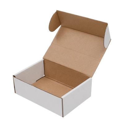 China Recycled Materials Large Or Small Corrugated Paper Box Custom Logo And Custom Size Shipping Boxes Logo Apparel for sale