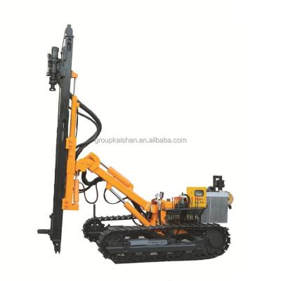 China Construction worksÂ   Direct Selling Double-Cylinder Diesel Engine Blast Hole DTH Drilling Rig for sale