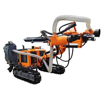 China Construction worksÂ   DTH Factory Wholesale Double-Cylinder Diesel Engine Crawler Type Drilling Machine for sale