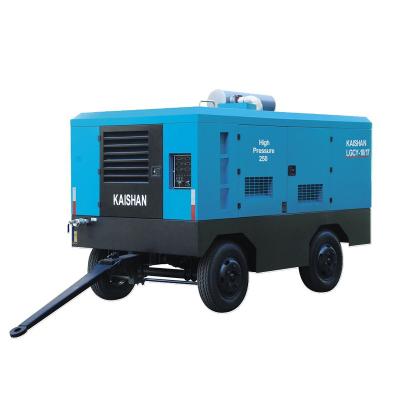 China Construction worksÂ   LGCY-18-17 diesel compressor kaishan mobile compressor screw air compressor low noise operation for sale