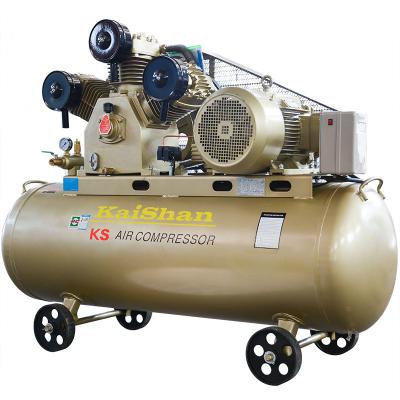 China 7.5KW 10HP Small Piston Air Compressor Low Noise Industrial Triple Cylinder Air Compressor Portable Oil Free Pump for sale