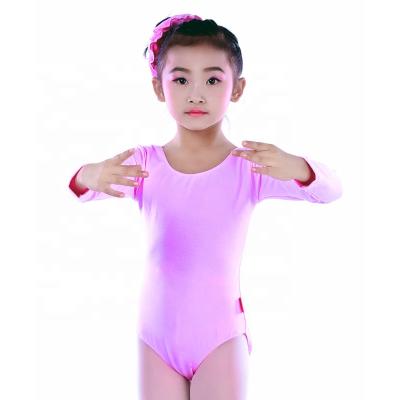 China 0100150 Kids Ballet Dancer Tights Girls Costumes Breathable Long Sleeve Ballet Dancer Tights for sale