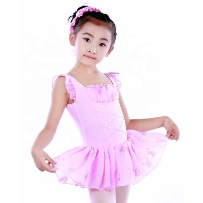 China Factory direct selling high elasticity high texture skin friendly kids dance wear ballet tutu skirt girls dress ballet costumes for kids for sale