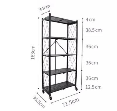 China Latest 4 Tier Metal Sustainable Multilayer Rotary Retail Display Plant Stand With Wheels for sale