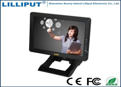 China Black 10.1'' Desktop HDMI Touch Screen Monitor , 4 Wire Resistive Touch Panel for sale