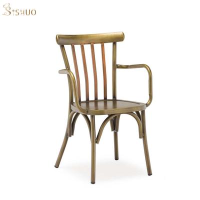 China Modern Customize Color Vintage Restaurant Industrial Metal Dining Chair For Outdoor for sale