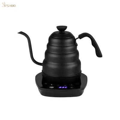 China Sustainable 600ml 304 Stainless Steel Bio-adjust Electric Handle Pour Over Electric Kettles for sale