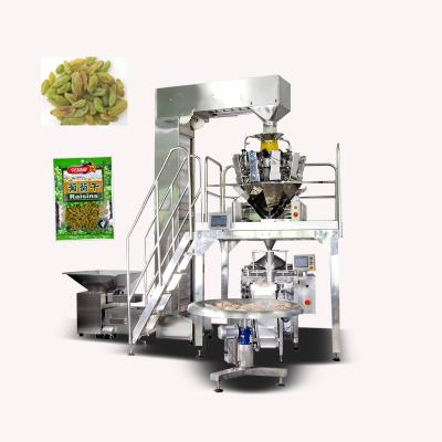 China Automatic Pillow Bag VIP6 Pouch Raisin Packaging Machine With 10 Heads Weigher for sale