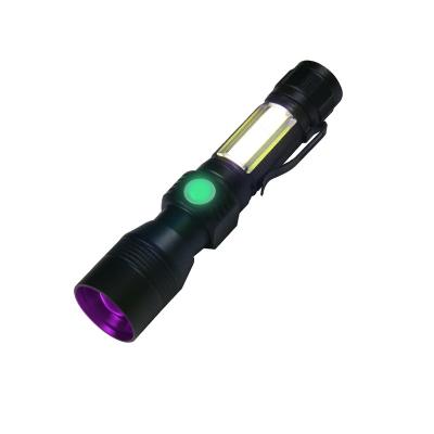 China Emergency Flashlight LED Flashlight Black Ultraviolet UV Light For Scorpion Detection Pet Urine for sale