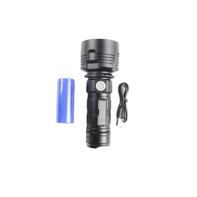 China Hot Selling Emergency LED Flashlights 18650 Battery Flashlights For Outdoor Rechargeable Torches for sale