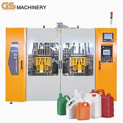 China Bottle Auto Deflashing Multiple Cavities Plastic Small Bottles Customized Mould Extrusion Blow Molding Machine for sale