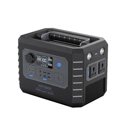 China 1000W Remote Control Portable Power Station 100W Type-C Input and Output 110V and AC 220V Output Rechargeable Portable Energy Storage Bat for sale