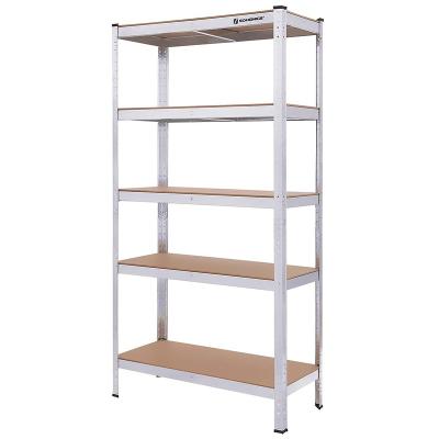 China Corrosion Protection Detachable Garage Warehouse Storage Shelving Heavy Duty Galvanized Metal Shelving Steel Shelf for sale