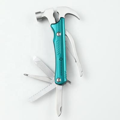 China Wholesale Multi Function Pocket Multi Function Tools Aluminum Oxide Factory Stainless Steel Blue 3CR13 Pliers for sale