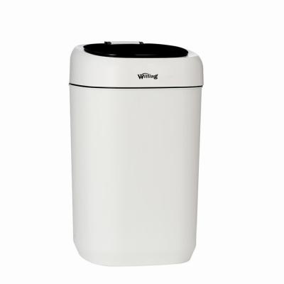 China Smart Sustainable Top Supplier Customized Waste Bin Plastic Home Office Hotel Hotel White Garbage Waste Bin for sale