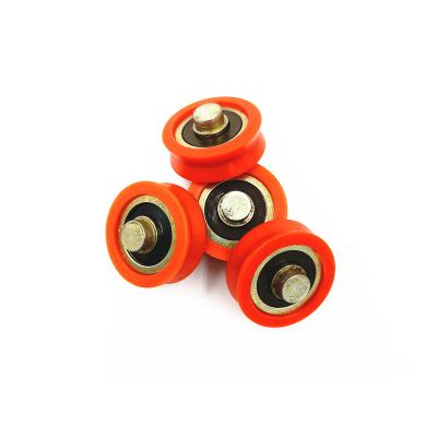 China Smooth Bearing Plastic V Groove Boat Wheels 6200zz 625zz Fitness Boat Hardware Bearing Wheel for sale