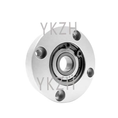 China Small And Easy To Install Single FA Automation 10 Bearing With Snap Ring Bearing Pedestal With Round Flange for sale