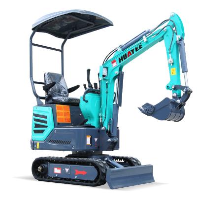 China Building Material Shops Chinese New Model 2022 Hydraulic Crawler 1.2 Ton Mini Crawler Excavator Small Mini Excavator Diggers 1.5t For Sale Cheap Price for sale