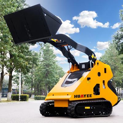 China Construction material shops EPA mini skid steer agricultural loader with track skid steer loader for sale Chinese manufacturer 500KG for sale