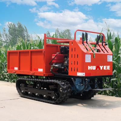 China Construction Material Stores HUAYEE Factory Chinese Manufacturer Dumper 1 Ton Mini Crawler Dumper 800 Kg Customizable for sale