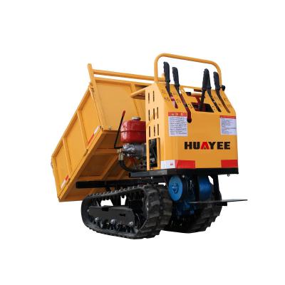 China Building Material Shops China Mini Dumper Hauler 500kg 300kg 1 Ton Mini Diesel Crawler Dumper 1.2 Ton Micro Tracked Dumpers for sale