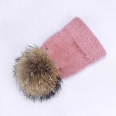 China COMMON Child Winter Knit Hat Toddler Kids Winter Hats Knit Baby Knit Hat Pom Pom Beanie for sale