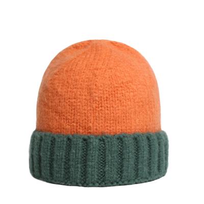 China JOINT Warm Kids Knitted Beanie Hat Trend Hedging Hat Kids Bowler Wool Hat for sale