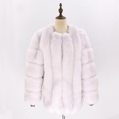 China Custom Made Breathable Female Ladies Faux Fur Coats Warm Winter Jackets Women Coats Long Faux Fur Parka Coat for sale