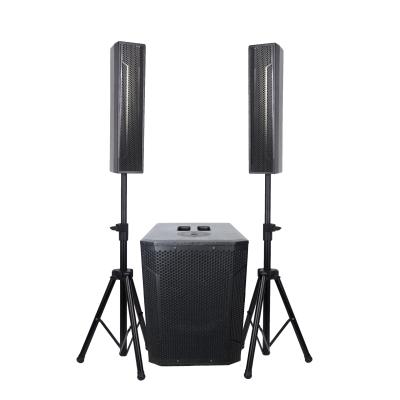 China Compact PA RQSONIC WI312ADUSB-BT Portable 400W Professional Sound Column Powered Speaker Portable Live Sound System for sale